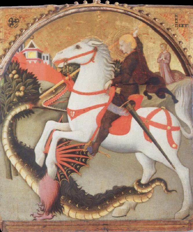 SANO di Pietro St.George and the Dragon Germany oil painting art